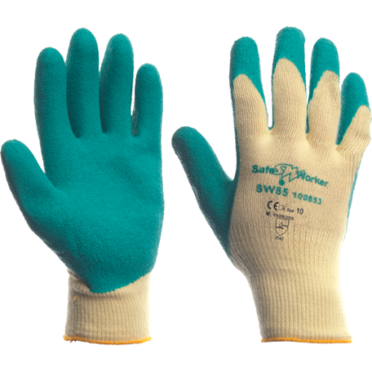 SafeWorker SW 85 POL/cotton/LATEX glove