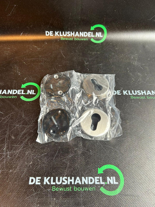 Cilinder schildplaats rond staal met plastic