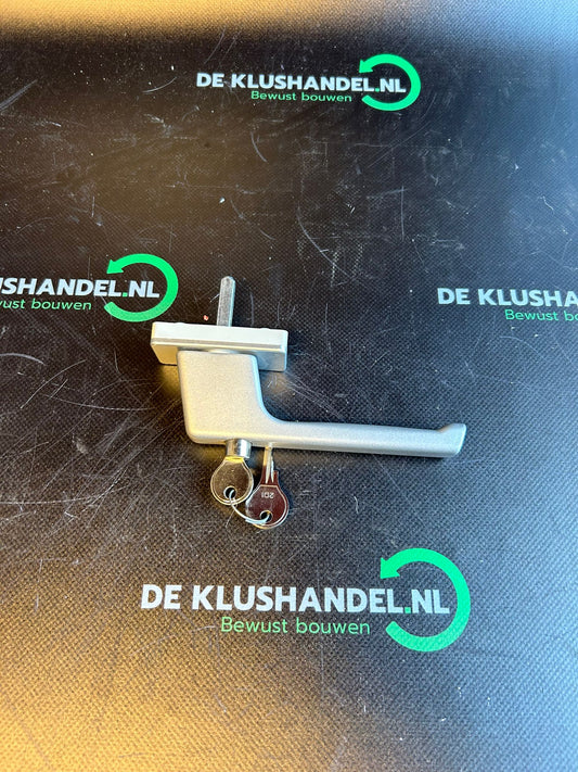 Raamklink Zilver + sleutel